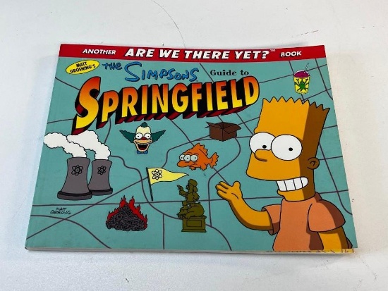THE SIMPSONS Guide To Springfield Another Are We There Yet Book 1998 First Edition
