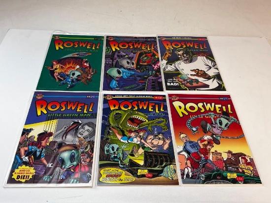 ROSWELL Little Green Men Bongo Comics Complete Series Set 1-6