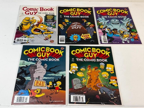 COMIC BOOK GUY The Comic Book Bongo Comics Complete Series Set 1-5