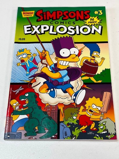 SIMPSONS Comics Explosion #3 Bongo Comics 96 Pages