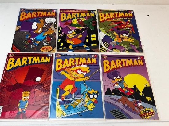 BARTMAN Bongo Comics Complete Series Set 1-6