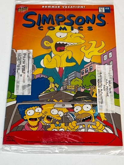 SIMPSONS Comics #10 Bummer Vacation Bongo Comics SEALED