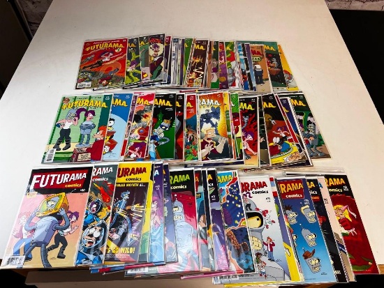 FUTURAMA Bongo Comics Series Run 1-81 plus Annual, only missing 2 issues for the complete set