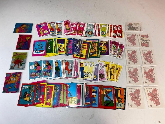 1994 Skybox THE SIMPSONS Lot of Trading Cards with inserts