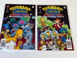 FUTURAMA SIMPSONS Infinitely Secret Crossover Crisis Series 1 & 2 Bongo Comics
