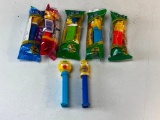 THE SIMPSONS Set of 5 PEZ Candy Dispensers NEW plus extra Homer and Maggie