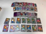 1990 Topps THE SIMPSONS Trading Cards Lot of approx 200 Cards and 14 Stickers