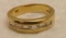 RSC 18k Gold Plated Men's Ring with CZ Size 12