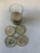 Lot of 17 Uncirculated 1947 S Roosevelt Dimes, 90% Silver