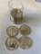 Lot of 17 Uncirculated 1951 P Roosevelt Dimes, 90% Silver