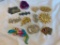 Lot of 12 Misc. Costume Brooches and Pins