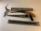 Lot of misc tools- Hand Saws, Level, Clamp and Magnetic Holder