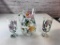 Vintage Royal Danube Hand Painted Pitcher and 2 Glasses