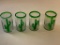 Lot of 4 Cactus Glasses