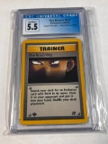 2000 Pokemon TRAINER Team Rocket 1st Edition Card Graded 5.5 EX+ by CGC