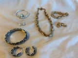 Lot of 3 Misc. Silver-Toned and Gold-Toned Costume Jewelry Sets