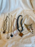 Lot of 7 Misc. Beaded and Pendant Costume Necklaces