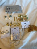 Lot of 17 Misc. Pairs of Pierced Costume Earrings
