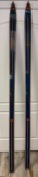 Vintage SUNDIE Hickory 1960's 205 cm Downhill Skis Made in Germany