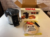 Vintage Tefal Super Deep Fryer Deluxe Complete with Supplies and Box