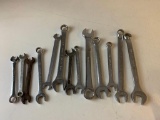Lot of Standard and Metric Wrenches
