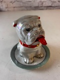 Vintage Bull Dog Creamer with Spoon