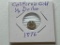 1876 California Fractional Gold 1/4 Dollar Octagonal Holed