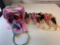 Lot of 7 Dolls with accessories