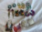 Lot of 9 Pairs of Misc. Pierced Costume Earrings