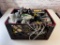 Full bin of Electrical conduits, Wire, Switches, Plugs and more
