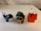 Lot of 3 Coin Banks- Pirate, Snoopy and Orca