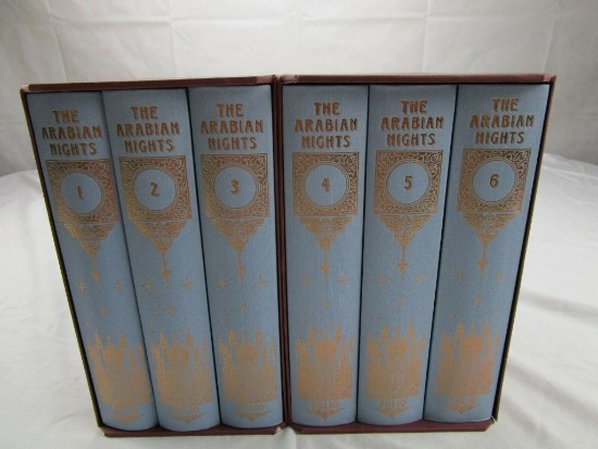 The Arabian Nights Book of 1001 Nights 6 Volume Hardcover Book Set The Folio Society
