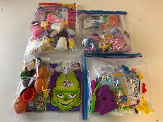Lot of Vintage McDonalds Kids Meal Toys from the 1991, 1992-Barbie and others