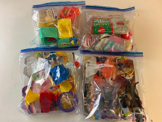 Lot of Vintage McDonalds Kids Meal Toys from the 1993- Batman, Flintstones and others