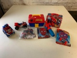Marvel SPIDER-MAN memorabilia- Toy Cars, Lunch Box and more