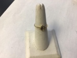 14 K Gold ring with a total weight of 1.15 g.