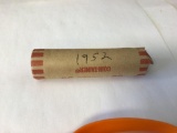 Roll of 50 Lincoln 1952 Wheat Pennies