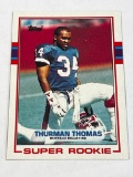 THURMAN THOMAS 1989 Topps Football ROOKIE Card