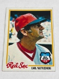 CARL YASTRZEMSKI Red Sox 1978 Topps Baseball Card