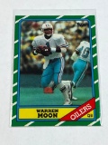 WARREN MOON Oilers 1986 Topps Football Card. Check photos for overall condition