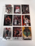 TIM DUNCAN Lot of 9 Basketball Cards