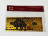 VENOM Marvel 24K Gold Foil NOVELTY Banknote