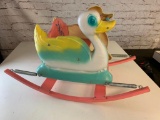 Baby Rocker Duck Swan Vintage Child's Baby Toddler Dephos Bending Company