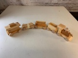 5 Car Wood Train Set