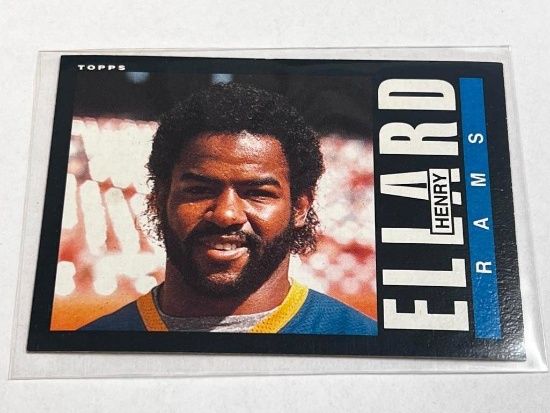 HENRY ELLARD Rams 1985 Topps Football ROOKIE Card