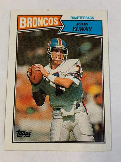 JOHN ELWAY Broncos 1987 Topps Football Card