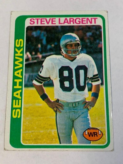 STEVE LARGENT Seahawks 1978 Topps Football Card
