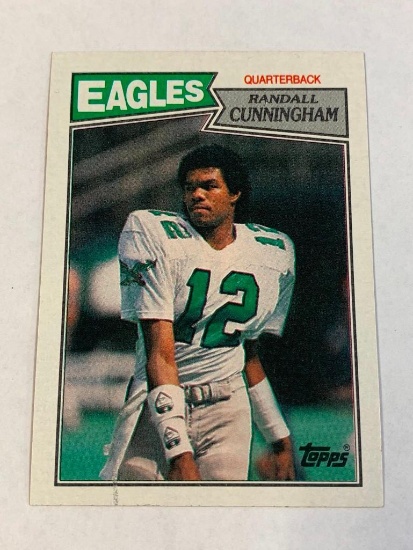 RANDALL CUNNINGHAM Eagles 1987 Topps Football ROOKIE Card