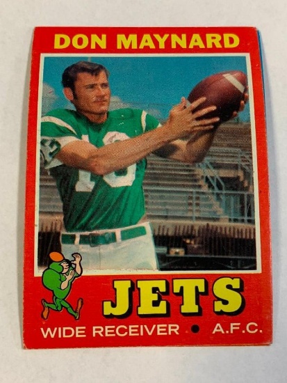 DON MAYNARD Jets 1971 Topps Football Card