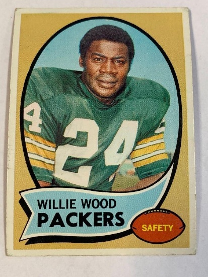 WILLIE WOOD Packers 1970 Topps Football Card